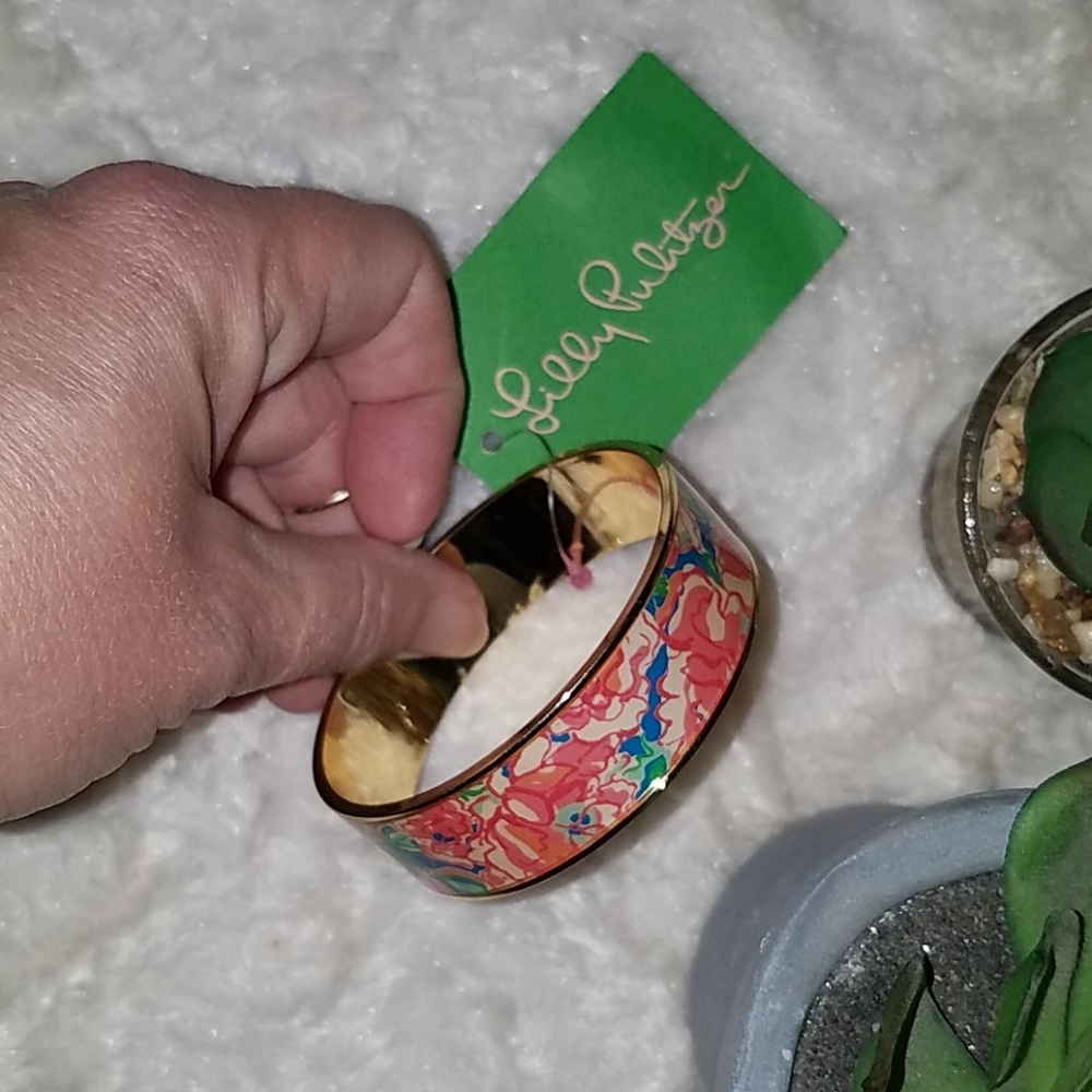 NWT Lily Pulitzer Photodome Bangle Bracelet